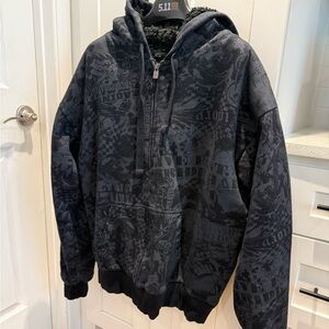 Men’s XL Black Fox Racing Sasquatch Hoody